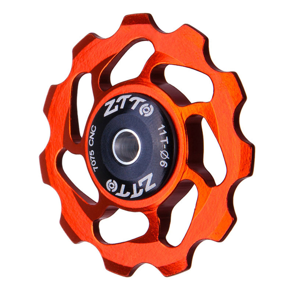 ZTTO 11T Bicycle Ceramic Bearing Jockey Wheel Aluminium Alloy Rear Derailleur Guide Roller ZTTO 11T Bicycle Ceramic Bearing Jockey Wheel Aluminium Alloy Rear Derailleur Guide Roller